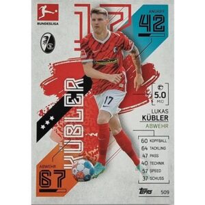 Topps Match Attax Extra 2021/22 Bundesliga Nr - 509 Lukas Kübler