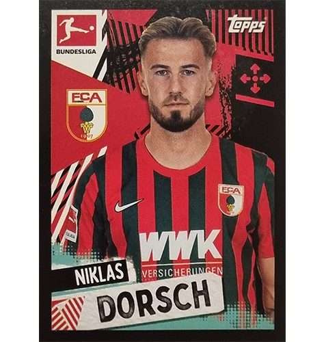 Topps Bundesliga Sticker Saison 2021/2022 Nr 051 Niklas Dorsch