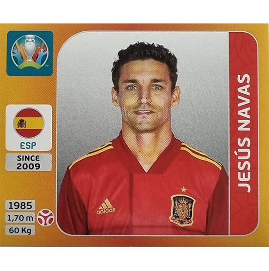 Panini EURO 2020 Sticker Nr 519 Jesus Navas