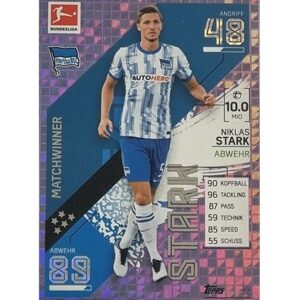 Topps Match Attax Bundesliga 2021/22 Nr 052 Niklas Stark
