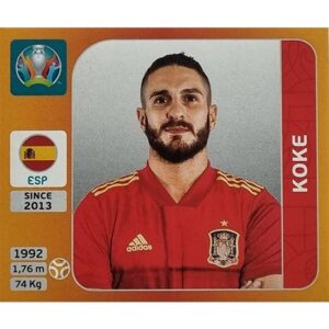 Panini EURO 2020 Sticker Nr 524 Koke