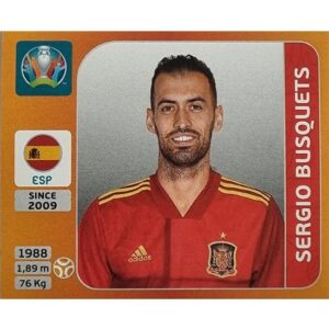 Panini EURO 2020 Sticker Nr 527 Sergio Busquets