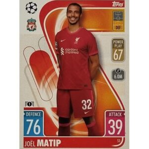 Topps Champions League 2021/2022 Nr 053 Joel Matip