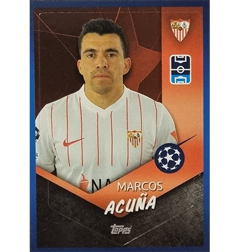 Topps Champions League Sticker 2021/2022 Nr 525 Marcos Acuna