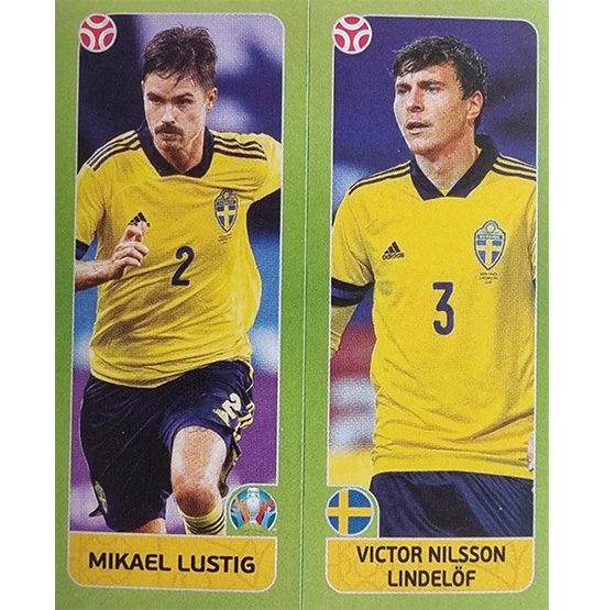 Panini EURO 2020 Sticker Nr 541 Lustig Lindelöf