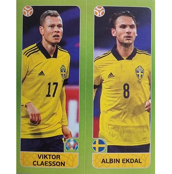 Panini EURO 2020 Sticker Nr 542 Claesson Ekdal