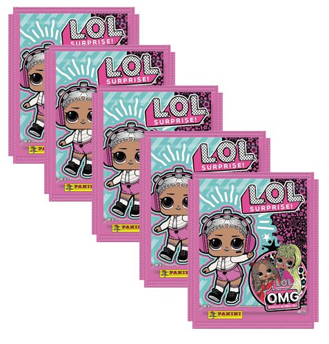 Panini LOL Surprise OMG Sticker 2021 - 5x Stickertüten