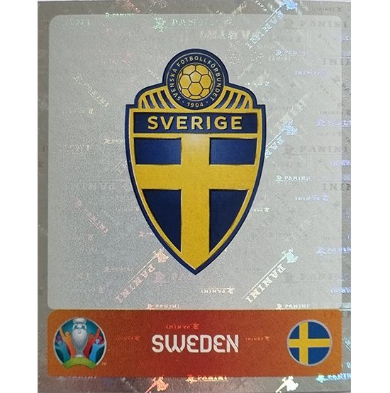 Panini EURO 2020 Sticker Nr 546 Sweden Logo