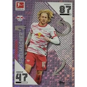 Topps Match Attax Extra 2021/22 Bundesliga Nr - 551 Emil Forsberg Spielmacher