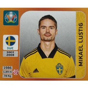 Panini EURO 2020 Sticker Nr 554 Mikael Lustig