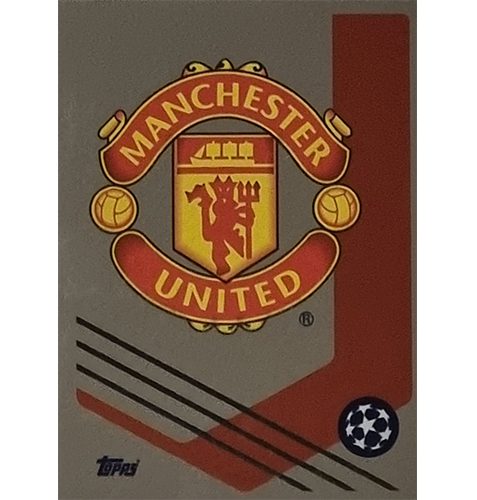 Topps Champions League Sticker 2021/2022 Nr 056 Manchester United Logo