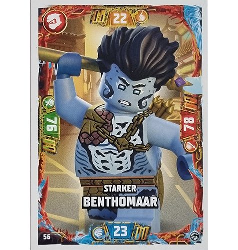 Lego Ninjago Serie 7 Trading Cards Geheimnisse der Tiefe - Nr 056 Starker Benthomaar