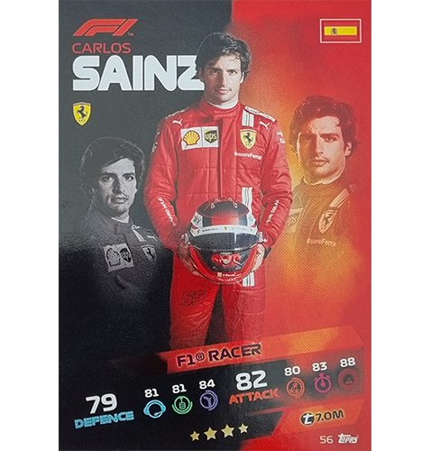 Turbo Attax 2021 Nr 056 Carlos Sainz