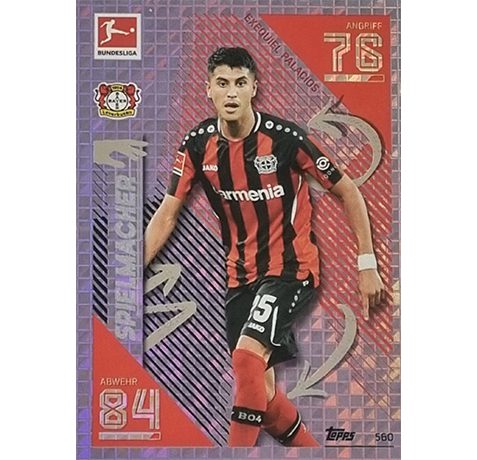 Topps Match Attax Extra 2021/22 Bundesliga Nr - 560 Exequiel Palacios Spielmacher