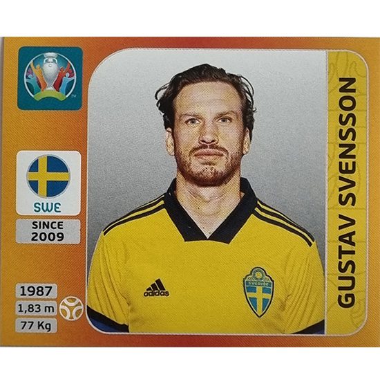 Panini EURO 2020 Sticker Nr 562 Gustav Svensson