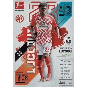 Topps Match Attax Extra 2021/22 Bundesliga Nr - 563 Anderson Lucoqui