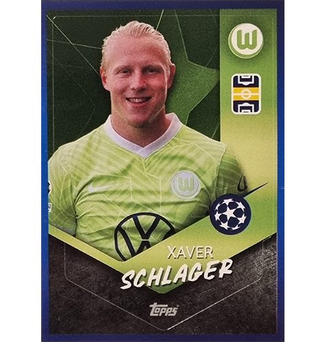 Topps Champions League Sticker 2021/2022 Nr 565 Xaver Schlager