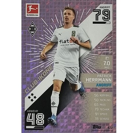 Topps Match Attax Extra 2021/22 Bundesliga Nr - 577 Patrick Herrmann Club Ikone