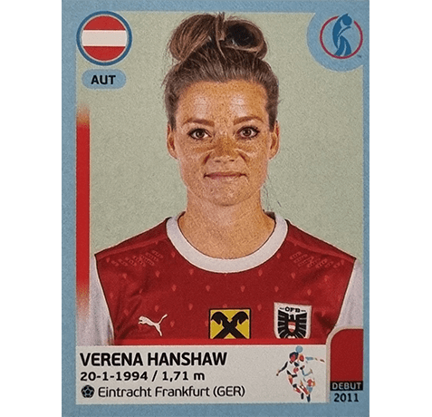 Panini Frauen EM 2022 Sticker - Nr 058 Verena Hanshaw