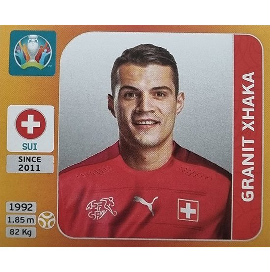 Panini EURO 2020 Sticker Nr 058 Granit Xhaka