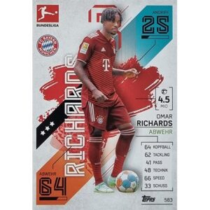 Topps Match Attax Extra 2021/22 Bundesliga Nr - 583 Omar Richards