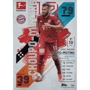 Topps Match Attax Extra 2021/22 Bundesliga Nr - 584 Eric Maxim Choupo Moting