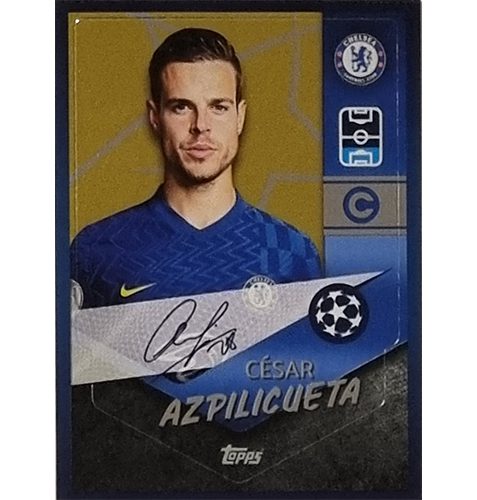 Topps Champions League Sticker 2021/2022 Nr 575 Cesar Azpilicueta