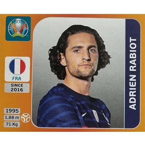 Panini EURO 2020 Sticker Nr 585 Adrien Rabiot