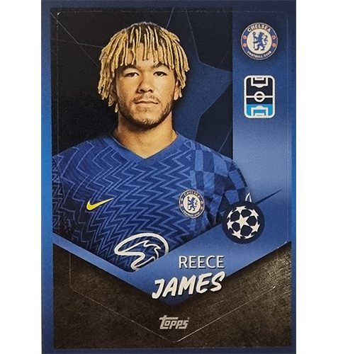 Topps Champions League Sticker 2021/2022 Nr 579 Reece James