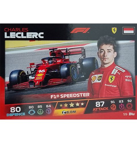 Turbo Attax 2021 Nr 059 Charles Leclerc