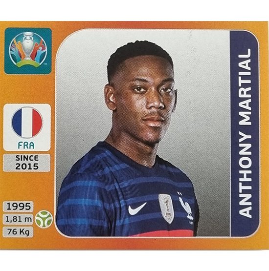 Panini EURO 2020 Sticker Nr 590 Anthony Martial