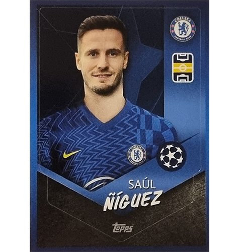 Topps Champions League Sticker 2021/2022 Nr 582 Saul Niguez