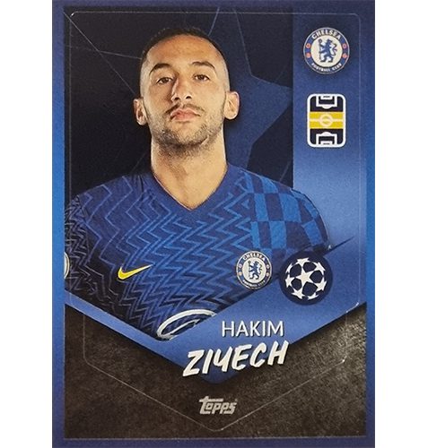 Topps Champions League Sticker 2021/2022 Nr 585 Hakim Ziyech