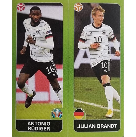 Panini EURO 2020 Sticker Nr 599 Rüdiger Brandt