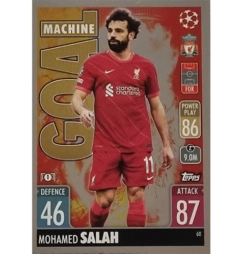 Topps Champions League 2021/2022 Nr 060 Mohamed Salah