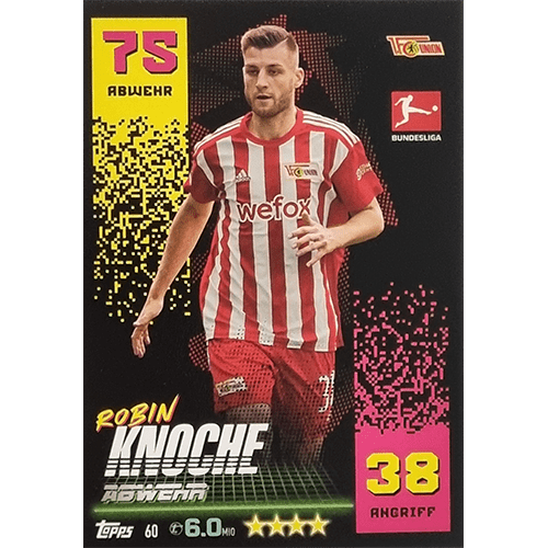 Topps Match Attax Bundesliga 2022-23 - Nr 060 Robin Knoche