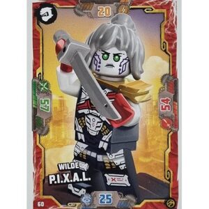 Lego Ninjago Serie 7 Trading Cards Geheimnisse der Tiefe - Nr 060 Wilde P.I.X.A.L.