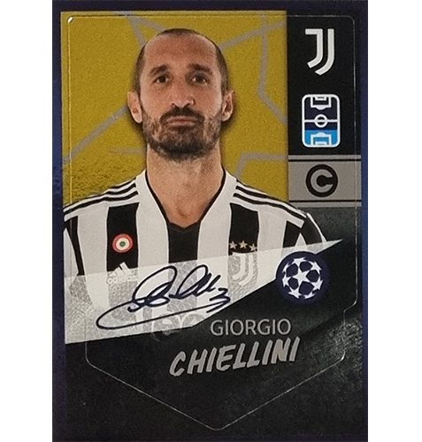 Topps Champions League Sticker 2021/2022 Nr 595 Giorgio Chiellini