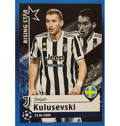 Topps Champions League Sticker 2021/2022 Nr 596 Dejan Kulusevski