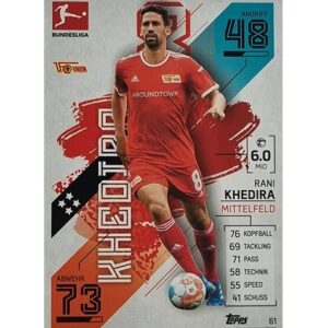 Topps Match Attax Bundesliga 2021/22 Nr 061 Rani Khedira