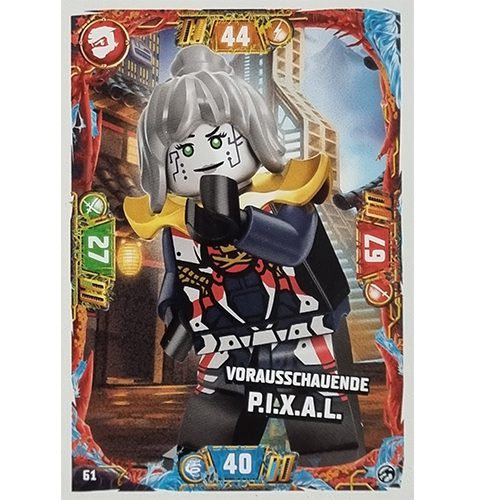 Lego Ninjago Serie 7 Trading Cards Geheimnisse der Tiefe - Nr 061 Vorausschauende P.I.X.A.L.