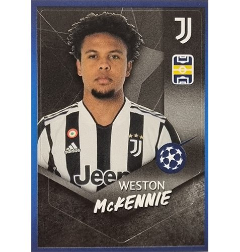 Topps Champions League Sticker 2021/2022 Nr 601 Weston McKennie