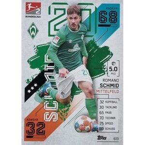 Topps Match Attax Extra 2021/22 Bundesliga Nr - 613 Romano Schmid
