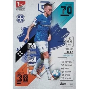 Topps Match Attax Extra 2021/22 Bundesliga Nr - 616 Philip Tietz