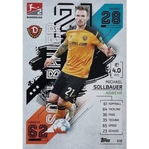 Topps Match Attax Extra 2021/22 Bundesliga Nr - 618 Michael Sollbauer
