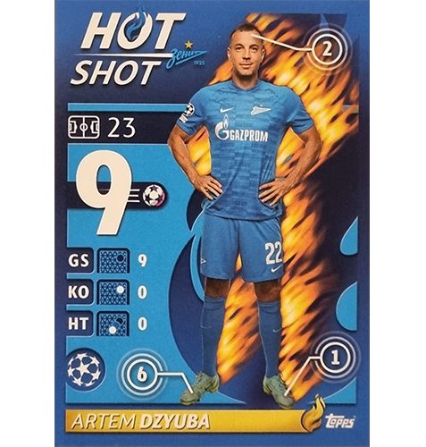 Topps Champions League Sticker 2021/2022 Nr 609 Artem Dzyuba