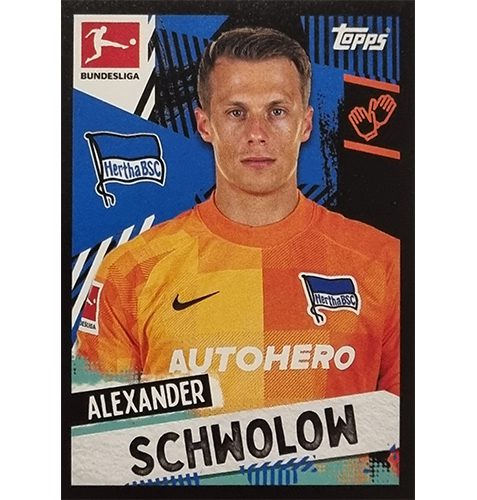 Topps Bundesliga Sticker Saison 2021/2022 Nr 062 Alexander Schwolow