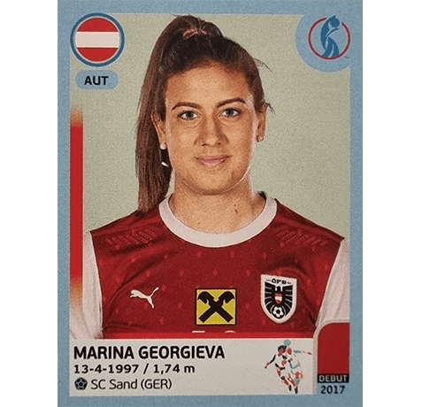 Panini Frauen EM 2022 Sticker - Nr 062 Marina Georgieva