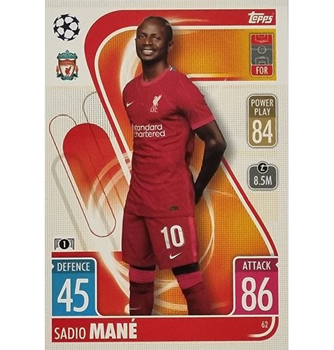 Topps Champions League 2021/2022 Nr 062 Sadio Mane