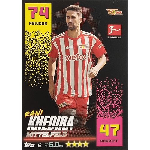 Topps Match Attax Bundesliga 2022-23 - Nr 062 Rani Khedira